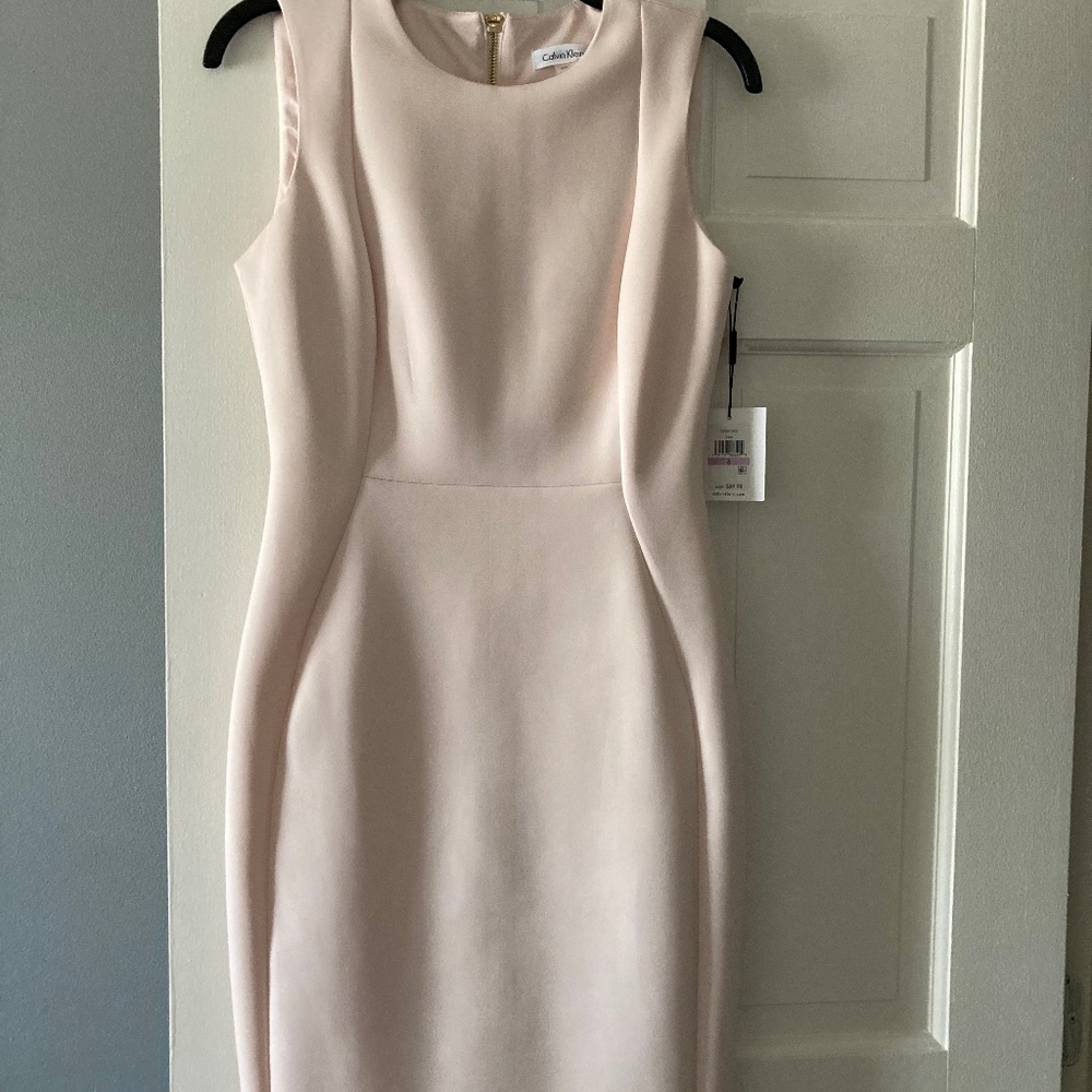 Calvin Klein blush dress